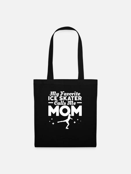 Eislaufen - Stoffbeutel - Schwarz