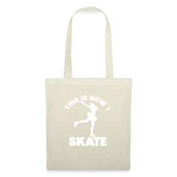 Patinage - Sac en tissu - nature - Devant