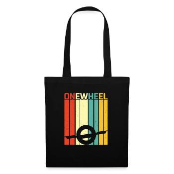 Monocycle - Sac en tissu - noir - Devant