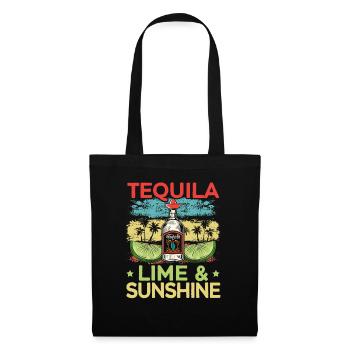 Tequila Lime And Sunshine Alcohol Drink Tequila - Sac en tissu - noir - Devant