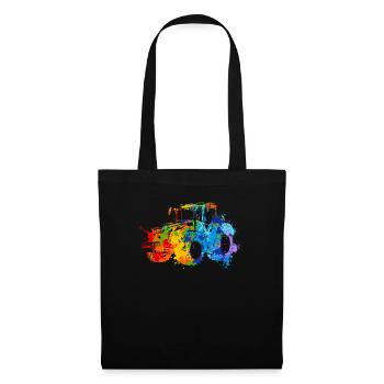 Tracteur Splash Farming Farmer Farm Tracteur - Sac en tissu - noir - Devant