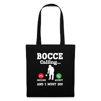 Boccia - Stoffbeutel - Schwarz - Vorne