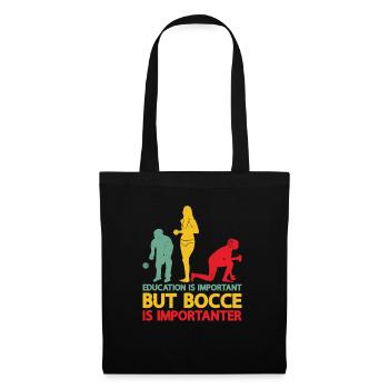 Boccia - Stoffbeutel - Schwarz - Vorne