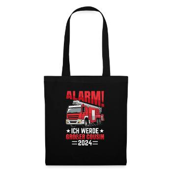 Children's Alarm I'm going to be a Big Cousin 2024 - Tote Bag - black - Front
