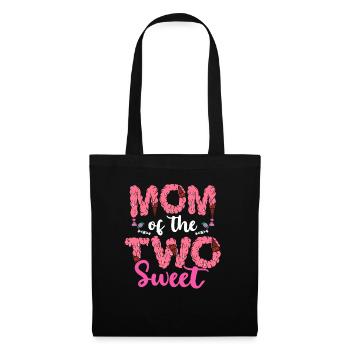 Mom Of The Two Sweet Proud Mother Mama - Tote Bag - black - Front