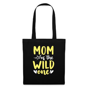 Maman Of The Wild One Anniversaire 1er Légendaire - Sac en tissu - noir - Devant