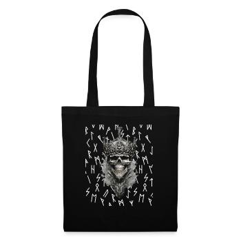 Vikings Rune nordique Vikings Valhalla Vikings - Sac en tissu - noir - Devant