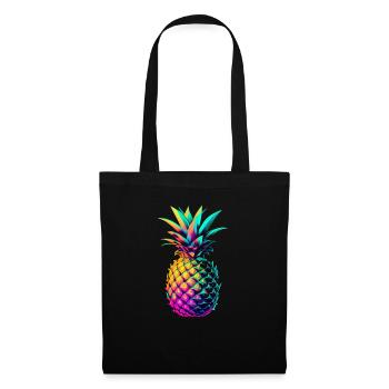 EDM Music Rave Festival Pineapple Techno - Tote Bag - black - Front