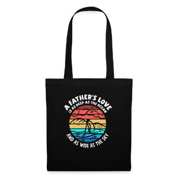 A Father's Love Is As Deep As The Ocean Father's - Tote Bag - black - Front