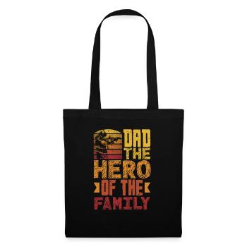Dad The Hero Of The Family Father's Day - Tote Bag - black - Front