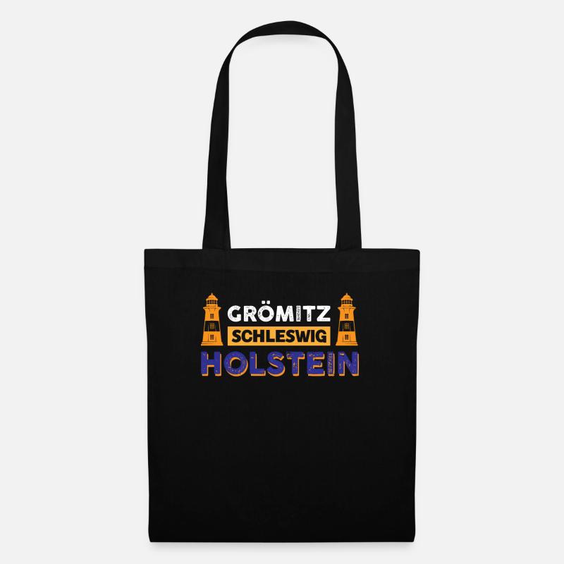 Grömitz Schleswig-holstein - Stoffbeutel - Schwarz
