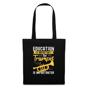 Trumpet - Tote Bag - black - Front