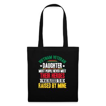 Fière fille d’un vétéran du Vietnam - Sac en tissu - noir - Devant