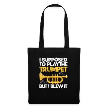Trumpet - Tote Bag - black - Front