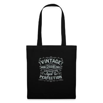 Edition Limitée Millésime 2008. Vieilli à la perfection - Sac en tissu - noir - Devant