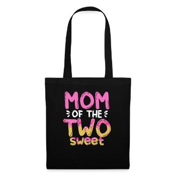 Mom Of The Two Sweet Proud Mother Mama - Tote Bag - black - Front