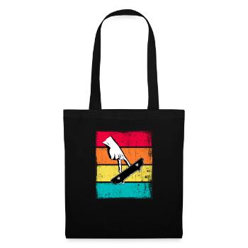 Fingerboarding Shirt, Fingerboard Shirt, Fingerboa - Tote Bag - black - Front
