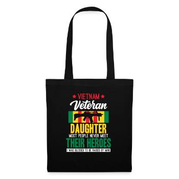 Fière fille d’un vétéran du Vietnam - Sac en tissu - noir - Devant