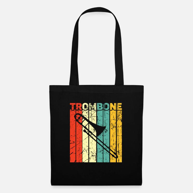 Trombone - Tote Bag - black