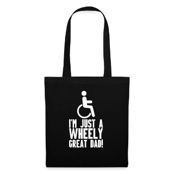 Fauteuil roulant - Sac en tissu - noir - Devant