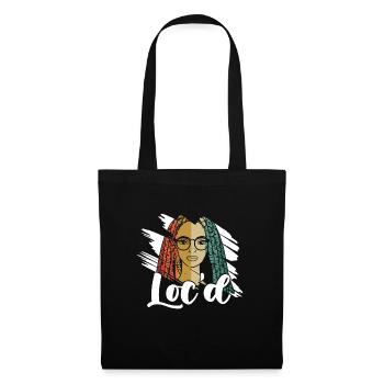 It's The Locs For Me - Afro Hair Black American - Tote Bag - black - Front