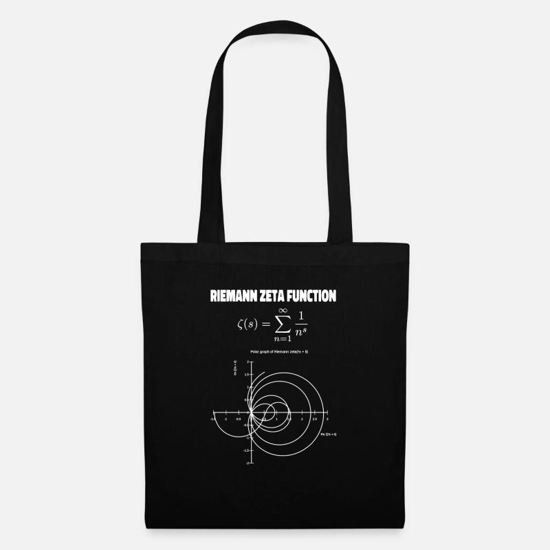 Riemann Function Vintage Graph - Tote Bag - black
