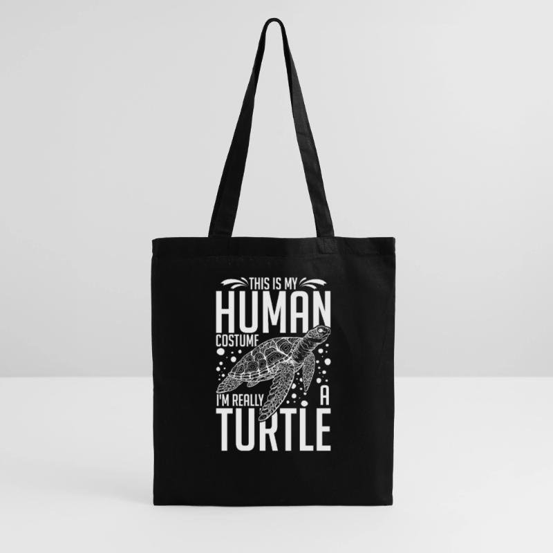 Funny Turtle Dressing Turtles Devotee Tote Bag