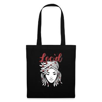 It's The Locs For Me - Afro Hair Black American - Tote Bag - black - Front
