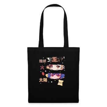 Anime Eys 23 - Sac en tissu - noir - Devant