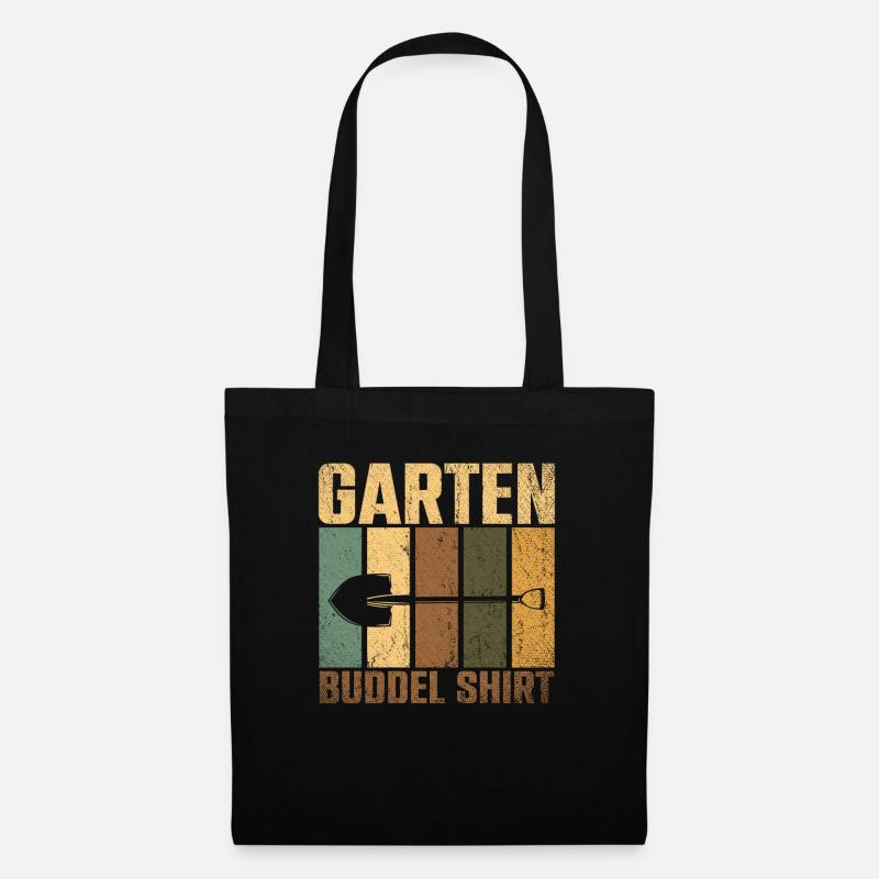 Garten Buddel - Stoffbeutel - Schwarz