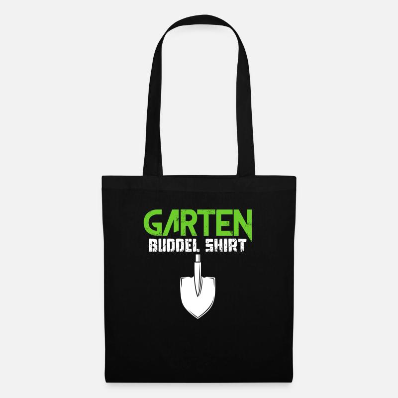 Garten Buddel - Stoffbeutel - Schwarz