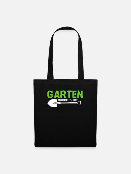 Garten Buddel - Stoffbeutel - Schwarz