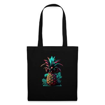 EDM Music Rave Festival Pineapple Techno - Tote Bag - black - Front