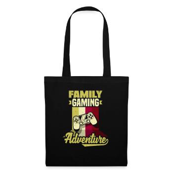 Family Gaming Adventure Fathers Day Gamer - Tote Bag - black - Front