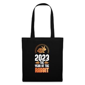 2023 The year of the rabbit Chinese Zodiac - Tote Bag - black - Front