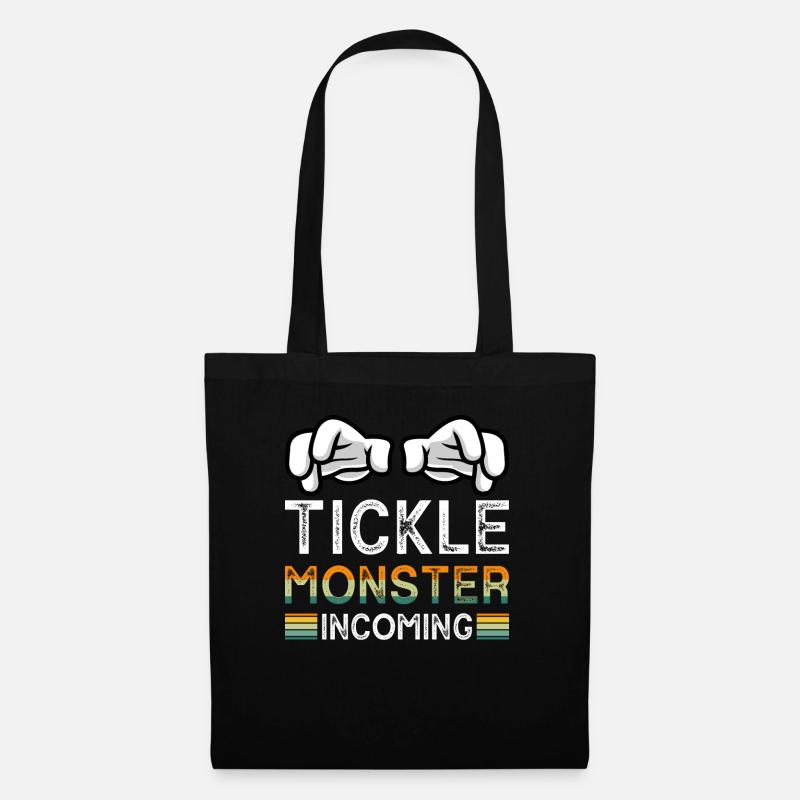 Tickle Monster eingehend - Stoffbeutel - Schwarz