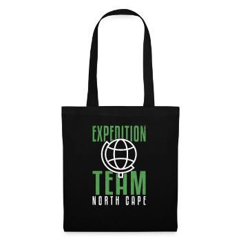 Nordkap/ North Cape team Round trip design - Tote Bag - black - Front