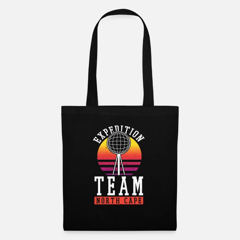 Nordkap/ North Cape team Conception aller-retour - Sac en tissu - noir