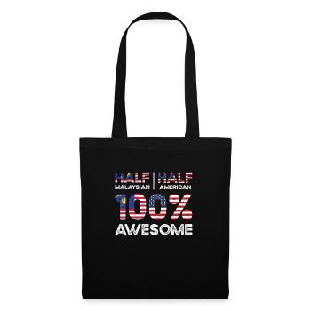 Born Malaysian Malaysia American USA Citizenship - Tote Bag - black - Front