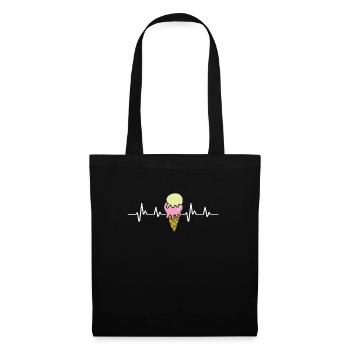 Funny Ice Cream Quote - Tote Bag - black - Front