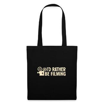 Je préfère filmer un film - Sac en tissu - noir - Devant
