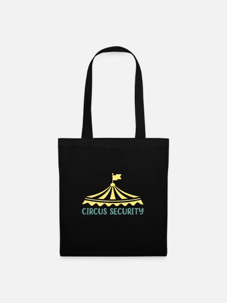 Circus security - Stoffbeutel - Schwarz