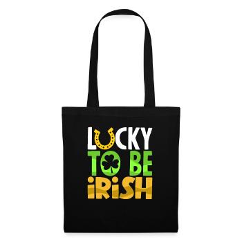 Lucky To Be Irish Celebrate Ireland St Patricks - Sac en tissu - noir - Devant