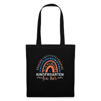 Training a kindergarten teacher Motivating Inspiring - Tote Bag - black - Front