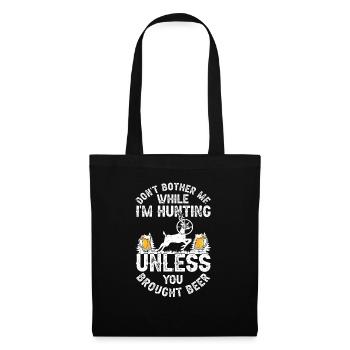 Hunting and beer - Tote Bag - black - Front