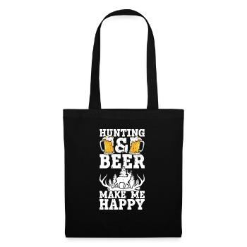 Hunting and beer - Tote Bag - black - Front