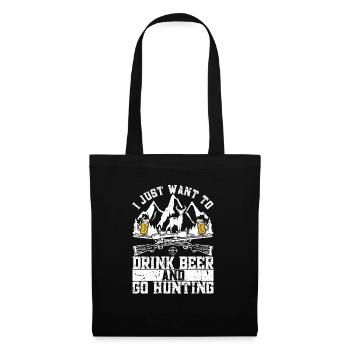 Hunting and beer - Tote Bag - black - Front