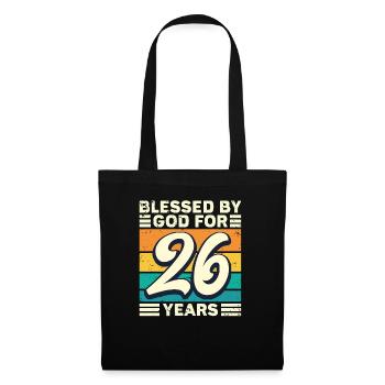 26 Birthday Gift Years Funny Saying - Tote Bag - black - Front