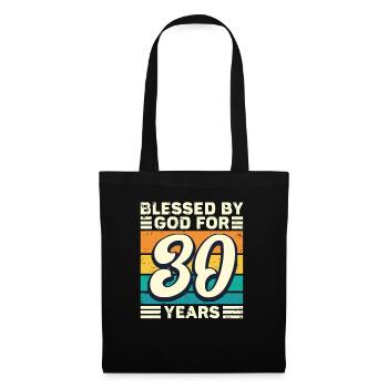 30 Birthday Gift Years Funny Saying - Tote Bag - black - Front