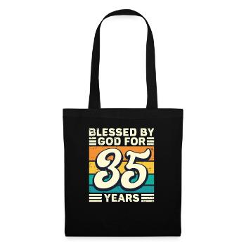 35 Birthday Gift Years Funny Saying - Tote Bag - black - Front